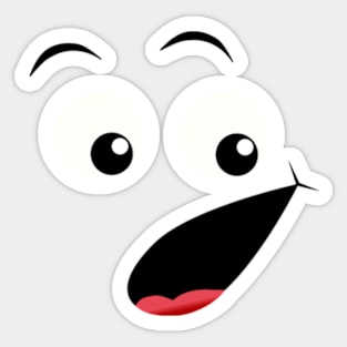 Emoji - surprised face Sticker